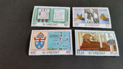 St.vincent 1977 sg 527-530 cent of windward islands mnh