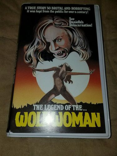 The legend of the wolf woman BETA not VHS United clamshell VCI tape horror