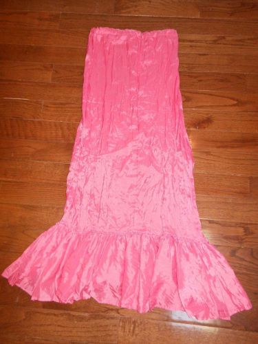 NEW Twelfth Street by Cynthia Vincent Ladies Long Pink Crinkle Skirt Size SMALL, US $99, image 2