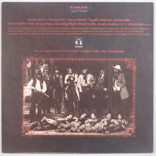 THE EAGLES: Desperado USA Textured ORIG Asylum Rock VINYL LP VG+, US $10.00, image 3