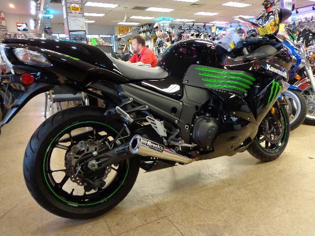 2009 kawasaki ninja zx-14 monster energy  sportbike 