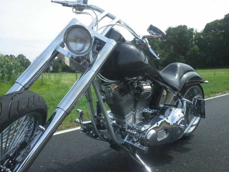 2006 custom softail chopper harley style frame , 250 wide tire