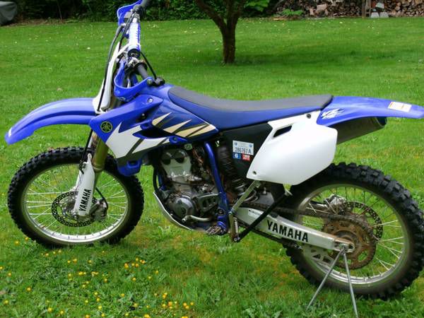 2005 yamaha YZ250F, trade for 14&#039;-15&#039; boat