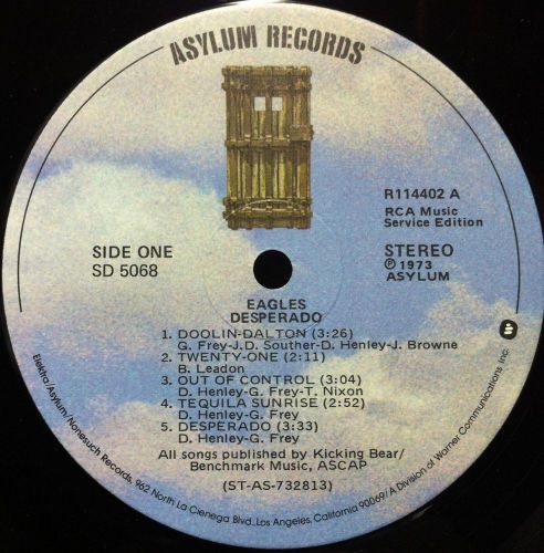 THE EAGLES desperado LP Mint- R 114402 Vinyl 1973 Record Club Press SD 5068, US $47, image 3