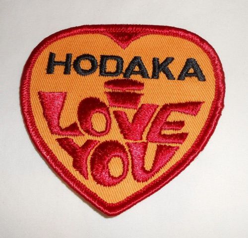 Vintage Hodaka I Love You Hodaka motorcycle patch FREE SHIPPING