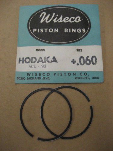 Hodaka Ace 90 Rings Piston Ring Wiseco .060 NOS