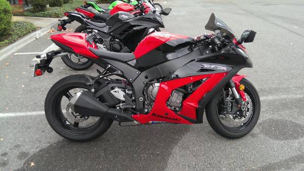 2012 kawasaki ninja zx-10r abs! only 954 miles since new!