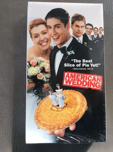 American Wedding VHS New/UnOpened Jason Biggs/Alyson Hannigan/Sean William Scott