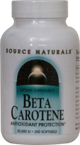 Source Naturals Beta Carotene 25 000 IU - 250 softgel