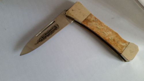 VINTAGE 1980's PARKER CUT CO "DESPERADO" SMOOTH BONE DIABLO LOCKBACK KNIFE RARE, US $64.99, image 5