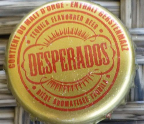 DESPERADOS &#034;GOLD&#034; BEER BOTTLE CAP
