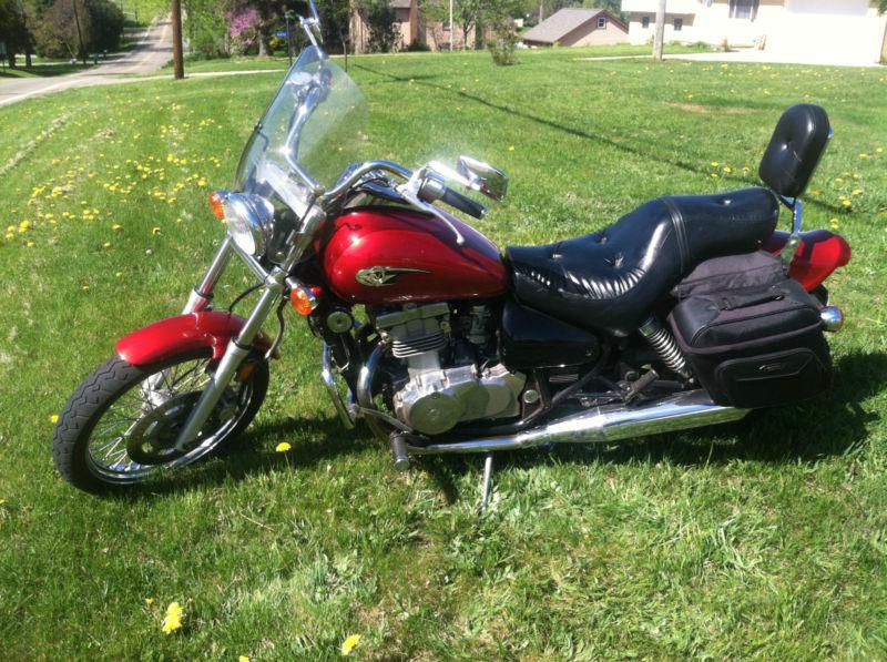 500cc comes with saddlebags sissybar windshield 5458 miles
