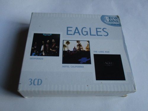EAGLES 3 For One CD Box 3 CDs Desperado/Hotel California/The Long Run 2003 Impor