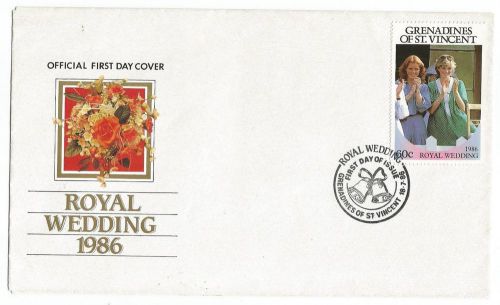 ST VINCENT - BRITISH COLONIES ROYAL WEDDING FDC - Lot ( BC - 7)