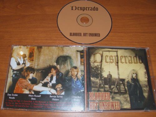 Desperado " Bloodied, But Unbowed " CD 1996      Dee Snider, US $60, image 1