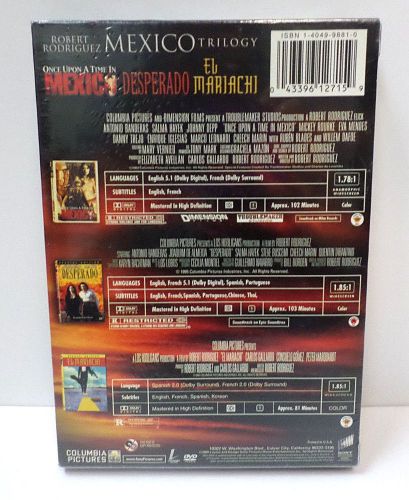 Robert Rodriguez Mexico Trilogy (El Mariachi/Desperado/Once Upon a Time in.. NEW, US $15.95, image 4