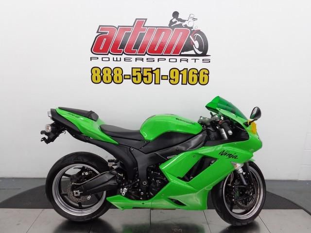 2007 kawasaki ninja zx-6r  sportbike 