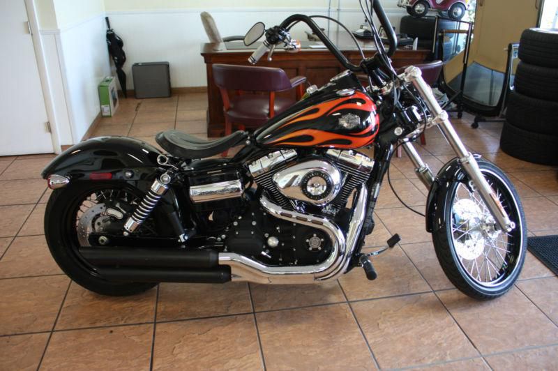 2010 Harley-Davidson FXR FXDWG Wide Glide Motorcycle 1600 miles Like New, US $4,617.89, image 3