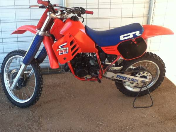 85 Honda Cr 125 R , Classic Vintage Motocross Bike , Nice-Clean