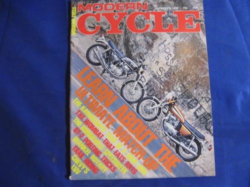 MODERN CYCLING MAGAZINE-DEC 1972-APACHE400-HODAKA WOMBAT-HONDA CB750K2-WANKEL