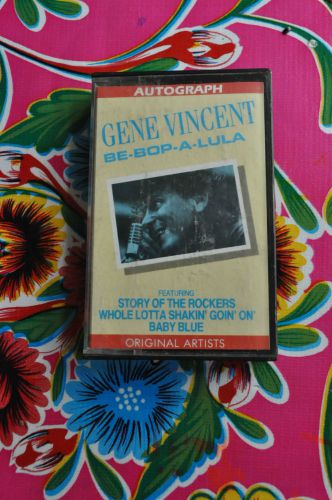Gene Vincent Be-Bop-A-Lula Autograph... rare cassette