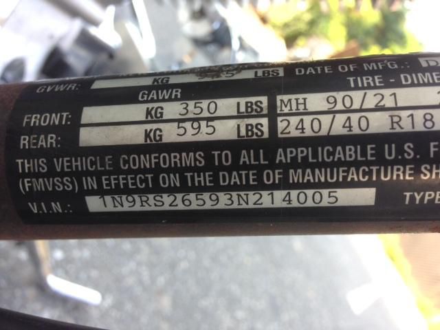 2003 NEW YORK M/C TITLED BIKE, US $13,000.00, image 7