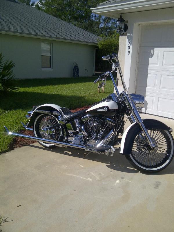 1998 Harley Davidson FLSTC MUST SEE Tons of extras!!! Apes, Pipes, LePera...., US $8,000.00, image 12