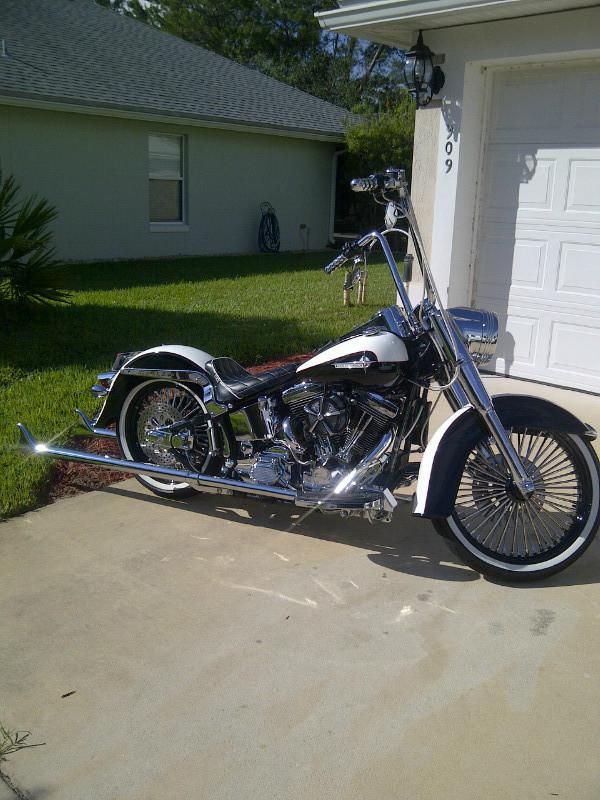 1998 Harley Davidson FLSTC MUST SEE Tons of extras!!! Apes, Pipes, LePera...., US $8,000.00, image 13