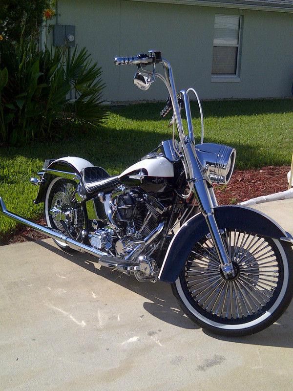 1998 Harley Davidson FLSTC MUST SEE Tons of extras!!! Apes, Pipes, LePera...., US $8,000.00, image 14