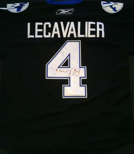 Vincent lecavalier signed tampa bay lightning jersey #4