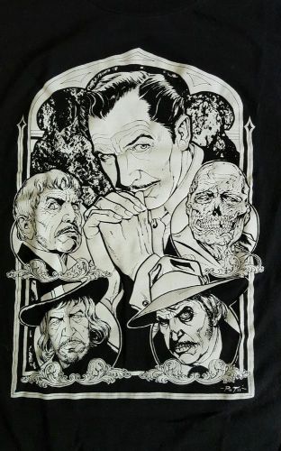 Rotten Cotton Vincent Price shirt black 2XL Excellent Condition horror