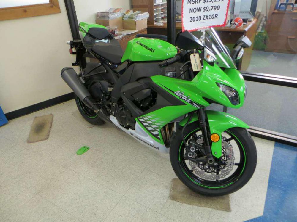 2010 kawasaki ninja zx-10r  sportbike 