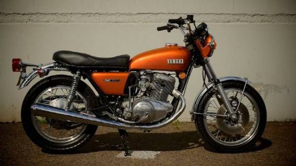 1973 Yamaha TX 750 Classic Cafe Orange Metallic