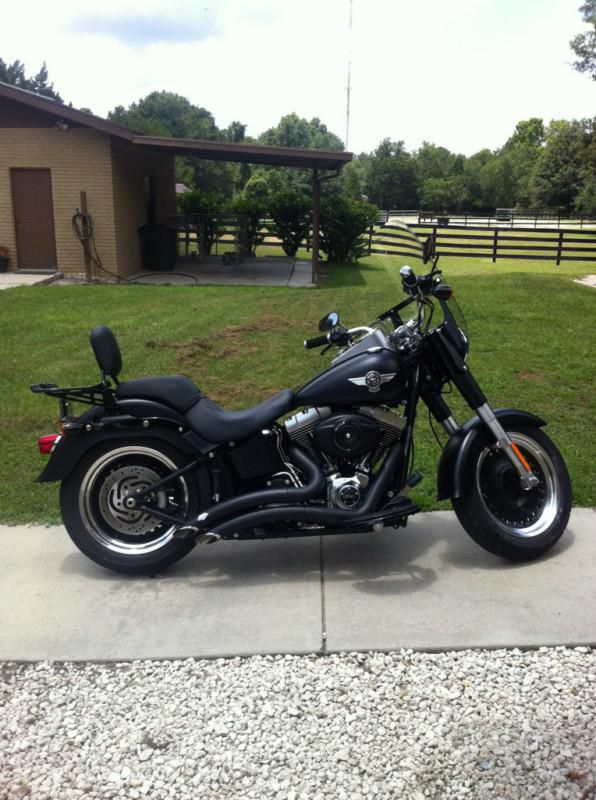 2013 harley davidson fatboy lo denim black