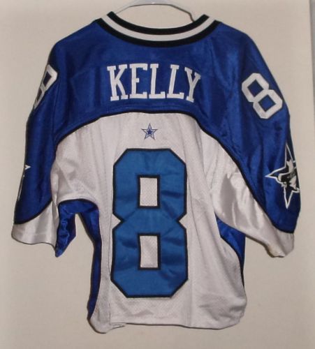 Dallas desperados (arena football) andy kelly game worn jersey (2002) (rare)