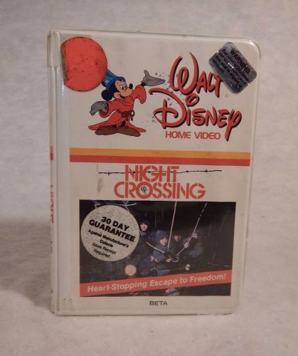 Betamax Beta NIGHT VROSSING 1982 Disney John Hurt