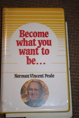 ~RARE~Audio Cassette Tape Set by NORMAN VINCENT PEALE~Become What You Want To Be
