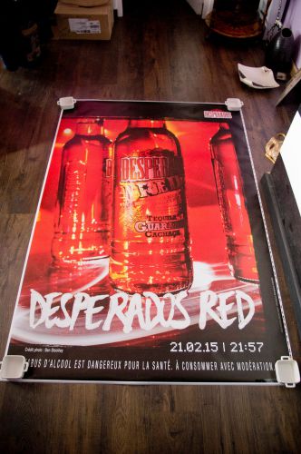 Beer desperados 21h57 by ben stockley 4x6 ft d/s original drinking advertising