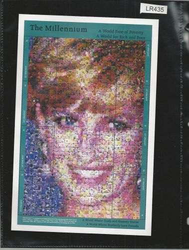 The Millennium Princess Diana Sheetlet St. Vincent &#034;A World Free Of &#034; (LR435)