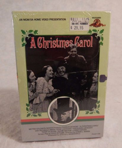 A Christmas Carol (1985 BETA/Betamax) 1938 Reginald Owen NEW
