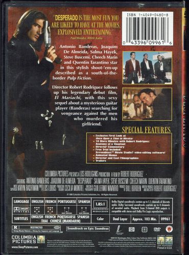 Desperado (DVD, 2003, Special Edition), US $5.95, image 8