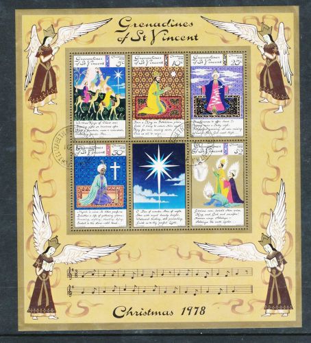 Grenadines of St Vincent 1978 Christmas MS used