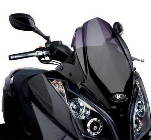 Kymco Downtown 200 Black Sport Windshield NEW DTFPTS