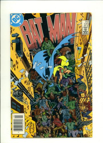 Vtg 1984 d.c. batman #370 robin boy wonder hannigan cover art free s/h usa!