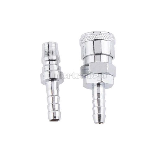 5x 1PAIR QUICK COUPLER CONNECTOR SET 1/4" AIR HOSE LINE COMPRESSOR SH20+PH20