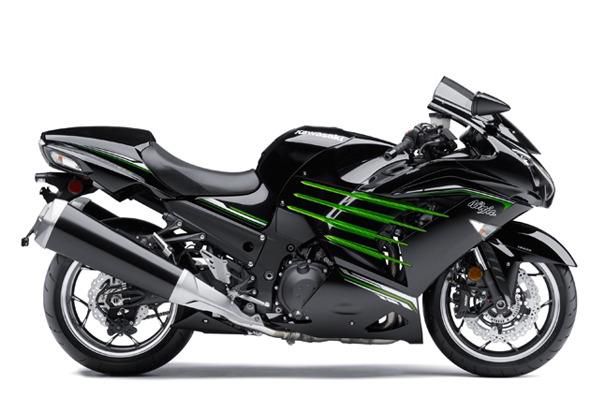 2013 Kawasaki Ninja Zx-14r Abs Black-Green Sportbike , US $16,299.00, image 3