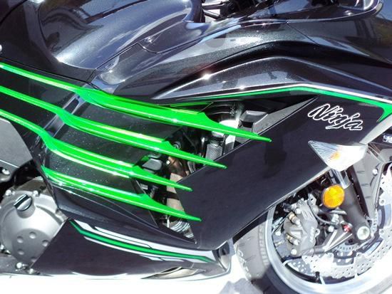 2013 Kawasaki Ninja Zx-14r Abs Black-Green Sportbike , US $16,299.00, image 6