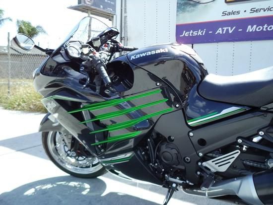 2013 Kawasaki Ninja Zx-14r Abs Black-Green Sportbike , US $16,299.00, image 11