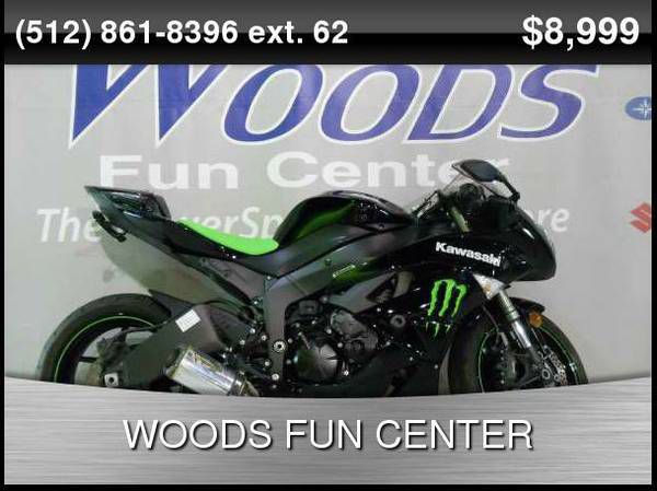 2009 kawasaki ninja zx-6r monster energy 599cc