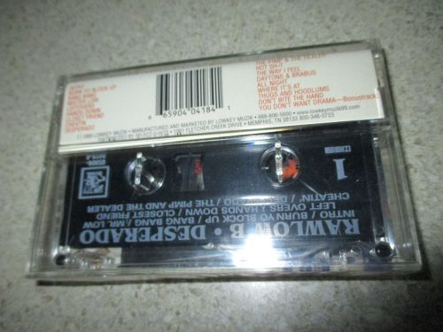 RAWLOW B - Desperado Cassette Tape 1999 RARE Memphis Underground Rap SEALED, US $170, image 4